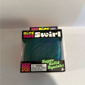 Nee Doh Nice Cube Swirl - Blue, Pink, Green